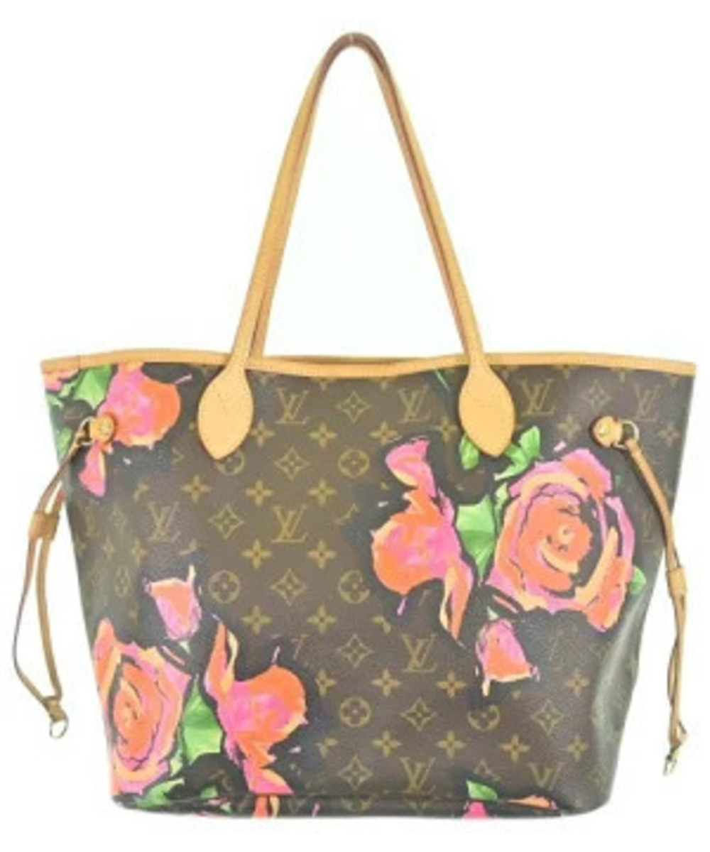 Louis Vuitton Monogram Roses Neverfull bag Stephen Sprouse brown